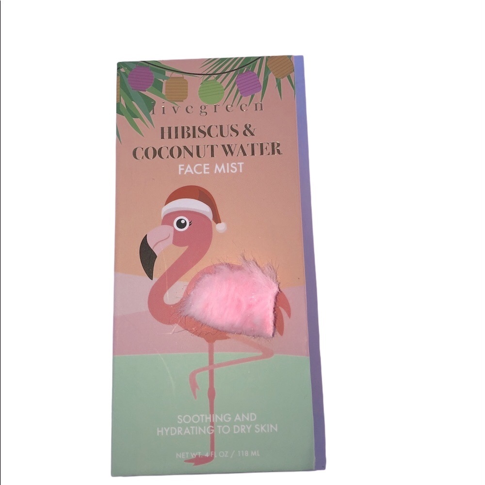 Live green hibiscus & coconut water face mist